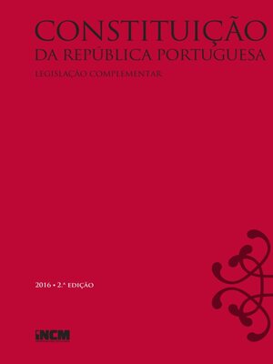 cover image of Constituição República Portuguesa